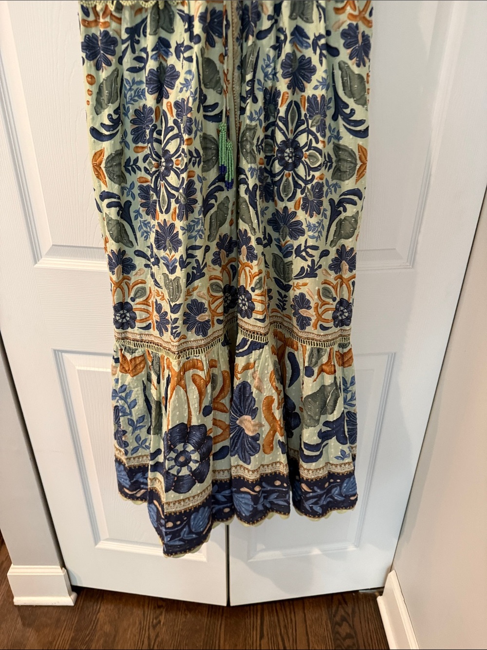 FARM Rio Ocean Tapestry Green Maxi Dress - Picture 7 of 8